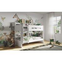Flair Interstellar Bunk Bed in White | Size: Single