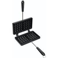 KitchenCraft Non Stick Waffle Maker in Black