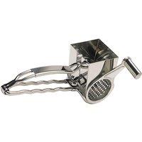 MasterClass Deluxe Stainless Steel Rotary Cheese Grater in Silver