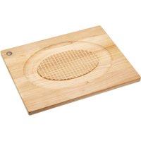 MasterClass Wooden Spiked Carving Board in Brown