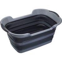 MasterClass Smart Space Portable Pop-Out Washing Basket, Collapsible Laundry Basket in Black