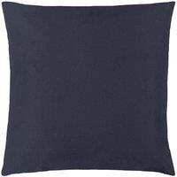 Furn Plain Water & UV Resistant Reversible Outdoor Cushion in Navy | Size: 55 cm x 55 cm