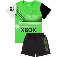 Xbox Boy's Short Sleeve Short Leg Pyjama Set | Green | Official Merch | Size: 6-7 Years