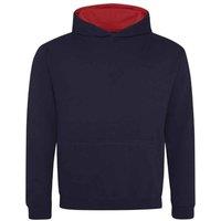 AWDis Varsity Hoodie in Mid Navy | Size: 3-4 Years