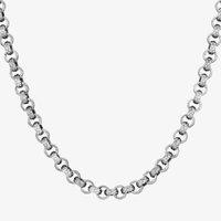 Bourne and Wilde Men's Belcher Link Chain Necklace OSN-274S in Silver | Size: 56 cm