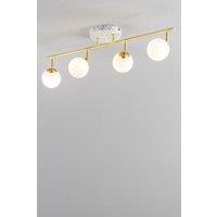 BHS Lighting Lott Spotlight Bar Ceiling Light in Gold