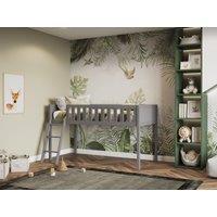 Flair Bea Shorty Mid Sleeper Cabin Bed in Grey | Size: Junior