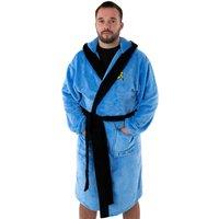 Star Trek Men's Hooded Bathrobe | Blue | Official Merch | Size: Medium
