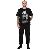 Peaky Blinders Men's By Order Of The Text Adult Black Short Sleeve Pyjamas Set | Size: Small