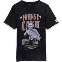 Johnny Cash Men's Short Sleeved T-Shirt | Black | Official Merch | Size: Medium
