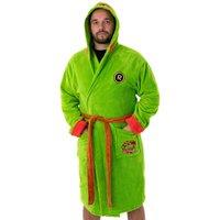 Teenage Mutant Ninja Turtles Men's Hooded Bathrobe | Green | Size: Large