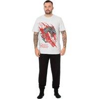 Game Of Thrones Men's Short Sleeve Long Leg Pyjama Set | White | Size: Small