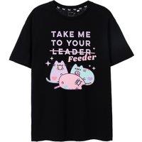 Pusheen Women's Short Sleeved T-Shirt | Black | Official Merch | Size: Medium