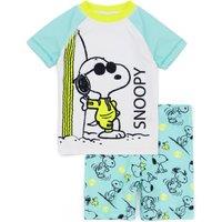 Peanuts Boy's 2 Piece Swim Set | Blue | Official Merch | Size: 3-4 Years
