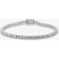 Starbright Women's Silver 2.5mm Round Cubic Zirconia 7.5 Inch Tennis Bracelet B412(2.5M) 7.5~ 3A | Size: 7.5inch