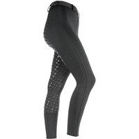 Aubrion Women's Albany Horse Riding Tights in Black | Size: XL