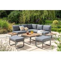 Norfolk Leisure Lifestyle Billingford Five Piece Mini Corner Set with Cushions in Stone