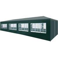 Berkfield Home Party Tent 3x12 m Green