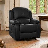 Artemis Home Glendale Electric Riser Recliner with Massage & Heat in Black