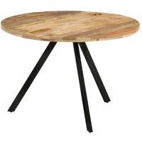 Berkfield Home Dining Table 110x75 cm Solid Wood Mango in Brown
