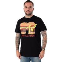 MTV Short Sleeved T-Shirt | Black | Official Merch | Size: Small