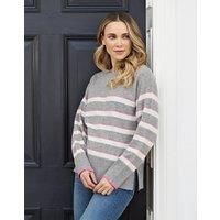 Cove Women's Nina Breton Jumper in Grey | Size: Medium/Large