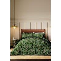 Harlequin 'Fayola' Cotton Duvet Cover Set in Green | Size: King