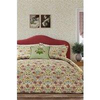 Morris & Co 'Rose' Cotton Duvet Cover Set | Size: Single