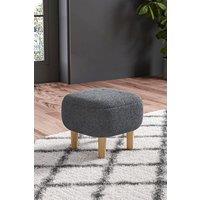 Kamar Wide Square Ottoman Footstool