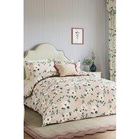 Sanderson 'Poets Rose' Cotton Duvet Cover Set in Pink | Size: King