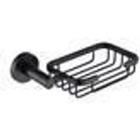 Nes Home Modern Round Matte Black Soap Dish