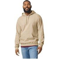 Gildan Men's Softstyle Midweight Hoodie in Light Sand | Size: Large