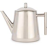 La Cafetiere Stainless Steel Infuser Teapot in Silver