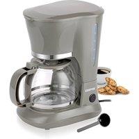 Geepas Filter Coffee Machine 1.5L Anti-Drip, Auto Shut-Off, Reusable Filter in Grey
