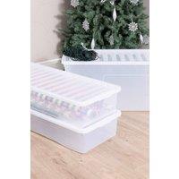 Wham Festive 3 Piece Tree & 2 Decoration Storage Boxes in Clear
