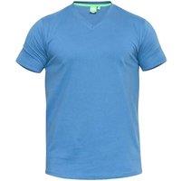 D555 Men's Signature Cotton Kingsize T-Shirt in Teal | Size: 8XL