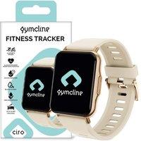 Gymcline Ciro Fitness Tracker 25 Sports Modes & IP68 Water Protection in Cream
