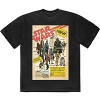 Star Wars Action Figures T-Shirt in Black | Size: XL