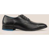 Oswin Hyde Men's Keyon Leather Derby Lace Up in Black | Size: 11