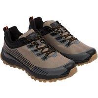 Trespass Men's Ford Leather Trainers in Olive | Size: 9