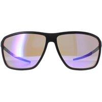 Police Men's Square Matte Black Brown Mirror Violet SPLL15 Solstice 4