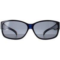 INVU Men's Rectangle Transparent Blue Blue Polarized E2401