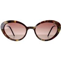 INVU Women's Oval Cloud Brown Sage Tortoise Brown Polarized B2108