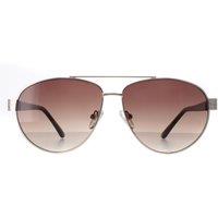 Guess Women's Aviator Gold Brown Gradient GF0414