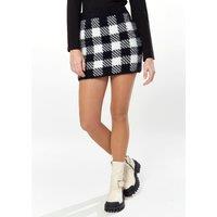 House of Holland Women's Skirt In Black & White | Size: Medium/Large