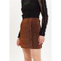 House of Holland Gathered Mini Skirt