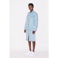 House of Holland Women's Monogram Denim Skirt in Blue | Size: 6