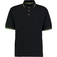 Kustom Kit Men's St Mellion Classic Polo Shirt in True Black | Size: Medium