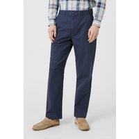 Maine Men's Premium Chino Trousers in Mid Blue | Size: 38R