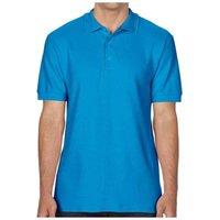 Gildan Men's Double Piqu Polo Shirt in Blue | Size: 3XL